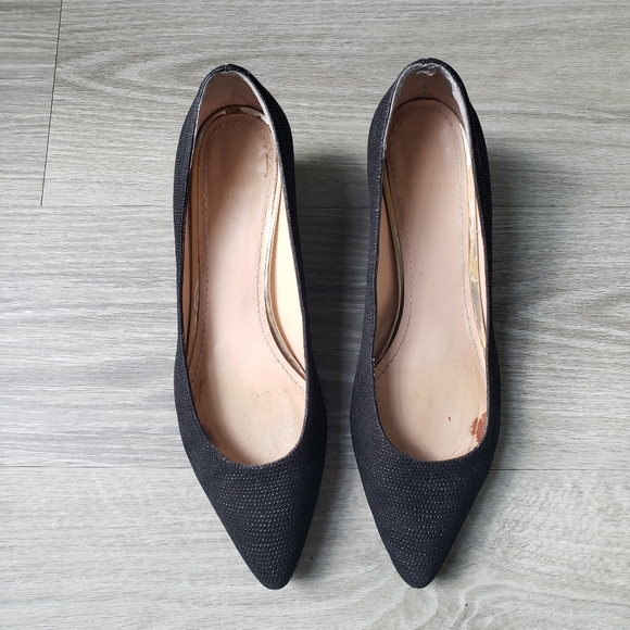 Stuart Weitzman Black Tortoise Shell Wedges - Picture 4 of 8